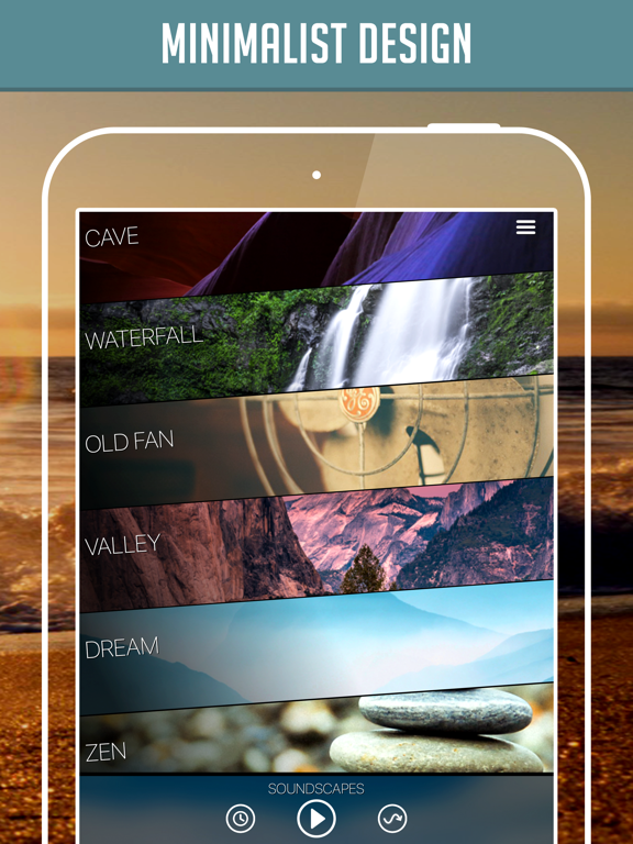 Nature Soundscapes iPad screenshot 5 - Health & Fitness app
