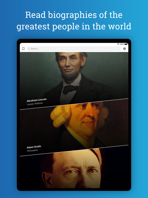 Screenshot #1 for Biography of greatest minds