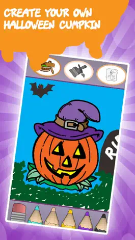 Game screenshot Coloring book : Draw Halloween apk