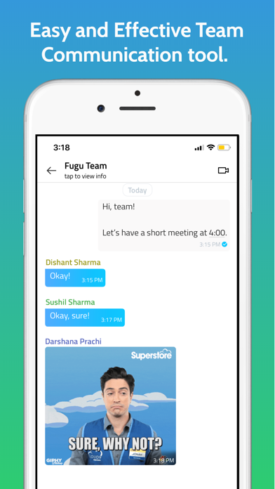 Fugu - Simple Work Chat Screenshot