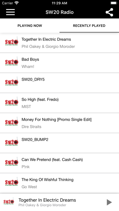 Screenshot #2 pour SW20 Radio
