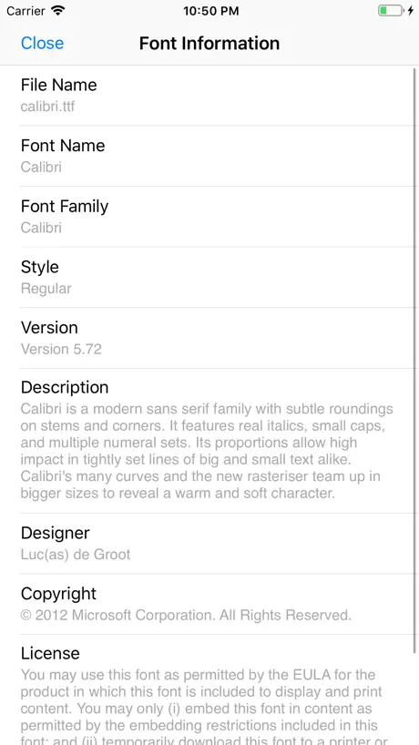 AnyFont