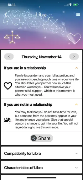Game screenshot Love Horoscope! apk