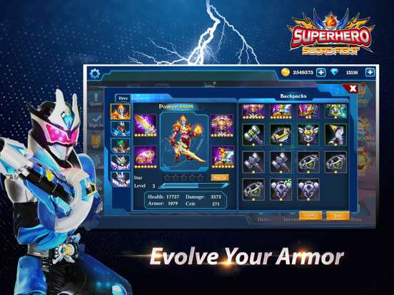 Screenshot #5 pour Superhero Sword - Action RPG