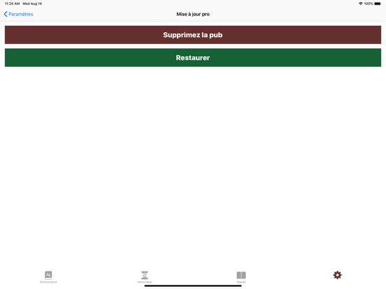 XMLittreDict iPad screenshot