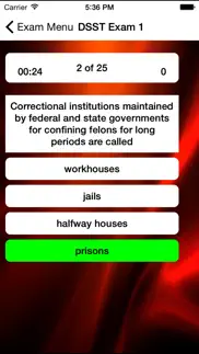 dsst criminal justice prep iphone screenshot 3