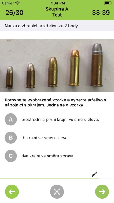 Zbrojní průkaz - testy Screenshot