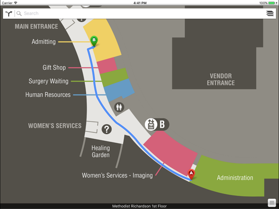 Screenshot #5 pour Methodist Richardson Wayfinder