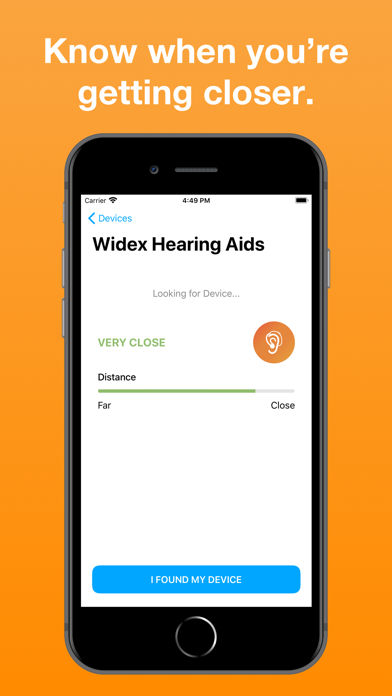 Find Lost Hearing Aids Screenshot