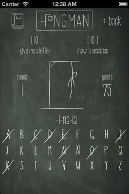 Game screenshot Hangman for Spanish learners hack