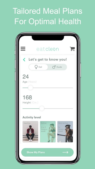 Screenshot #2 pour Eat Clean ME: Food Delivery