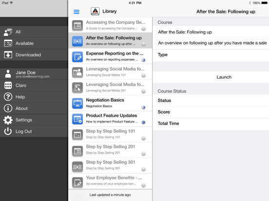 Screenshot #5 pour Ability mLearning Player