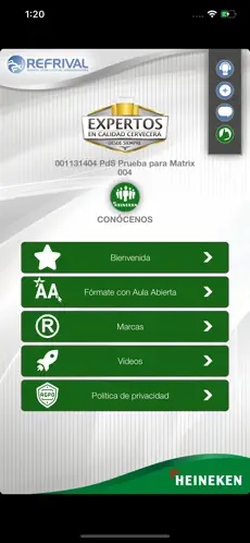Captura 4 MATRIX app para pds iphone