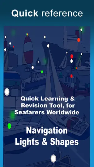 Captura de pantalla de ColRegs: Nav Lights & Shapes en iPhone 1