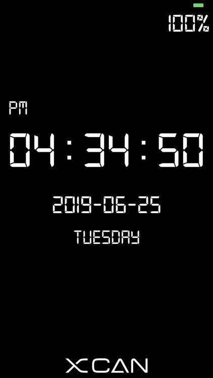 XCAN Clock - Digital Clock