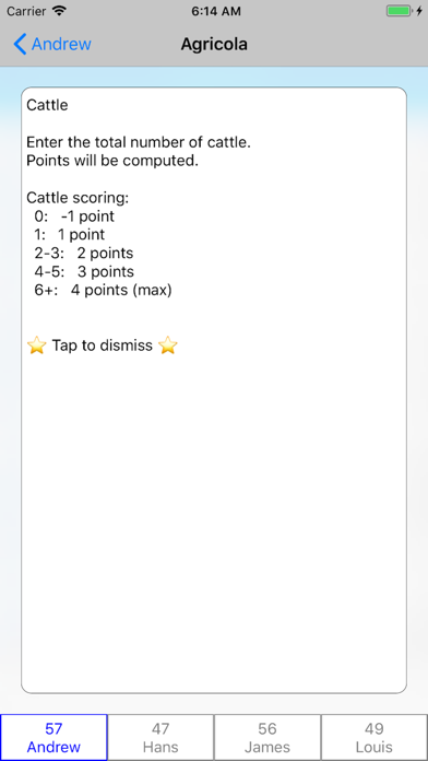 BGS2: Board Game Scoresheet Screenshot