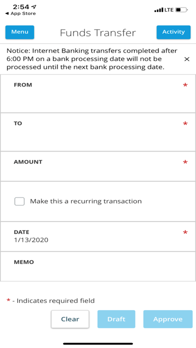 Texas Bank Mobile Screenshot