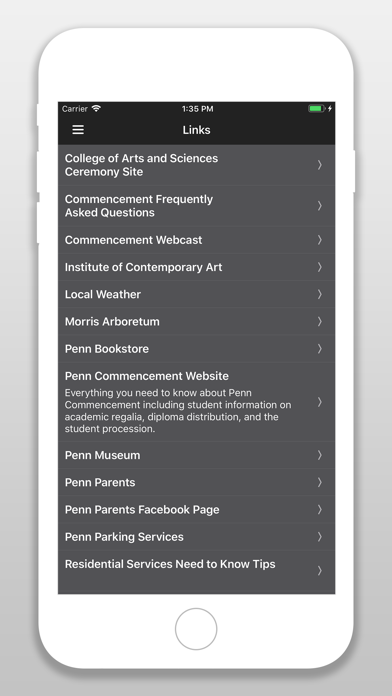 How to cancel & delete Penn Commencement App from iphone & ipad 4