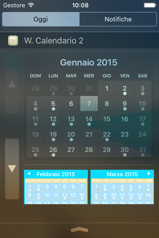 Calendar Widget screenshot 2