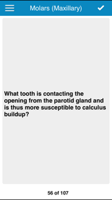 ADAT Dental Anatomy Cram Cards screenshot