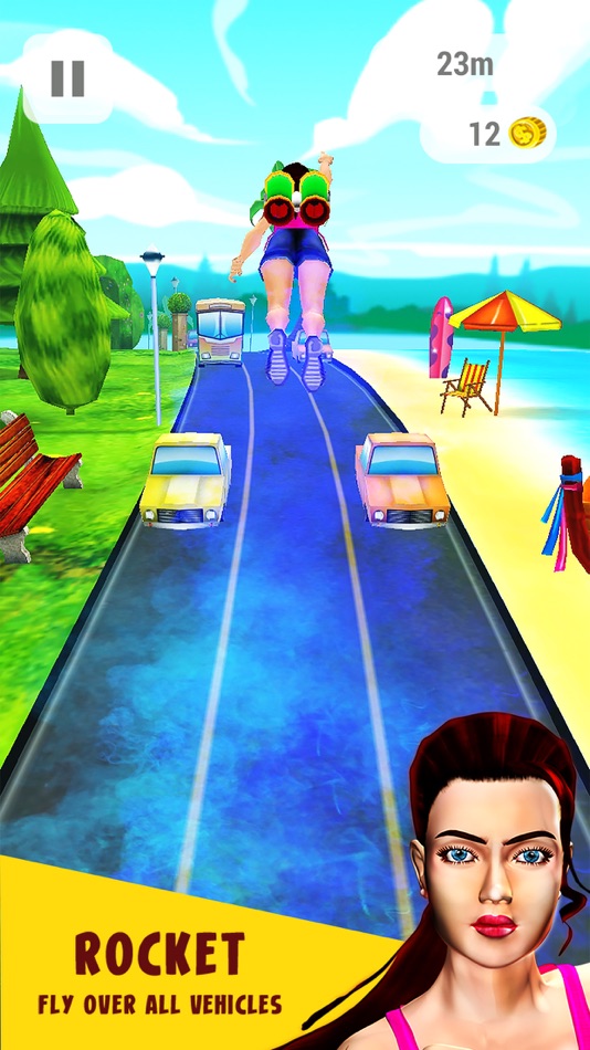 #4. Beach Running (iOS) 由: out thinking limited
