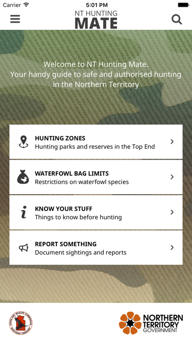 NT Hunting Mate Screenshot