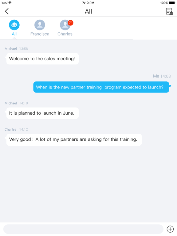 IPVideoTalk iPad screenshot 5 - Social Networking app