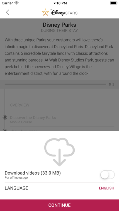 Disney Stars Disneyland® Paris Screenshot