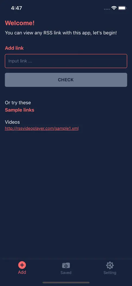 RSS Media Viewer