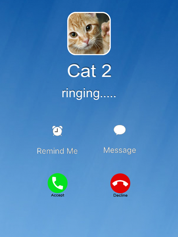 Screenshot #5 pour Cat Fake Call Prank For Kids