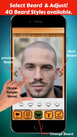 Beard Booth - Photo Editor App screenshot 3