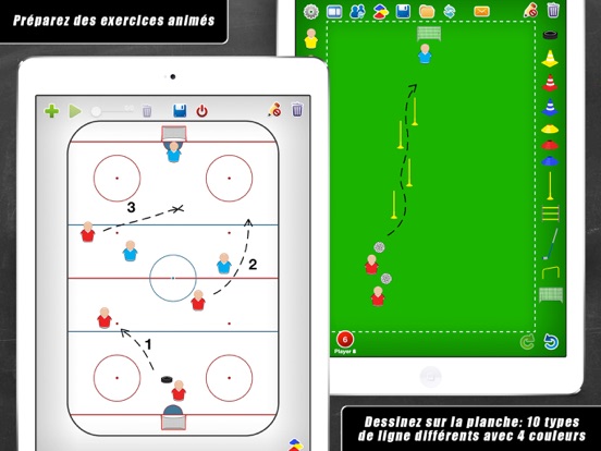 Screenshot #5 pour Planche Tactique: Hockey