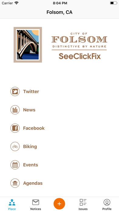 Screenshot #1 pour SeeClickFix Folsom