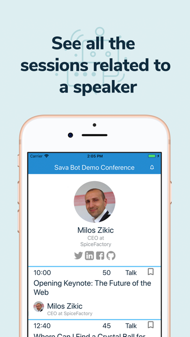 Sava.Events iPhone screenshot 5 - Productivity app