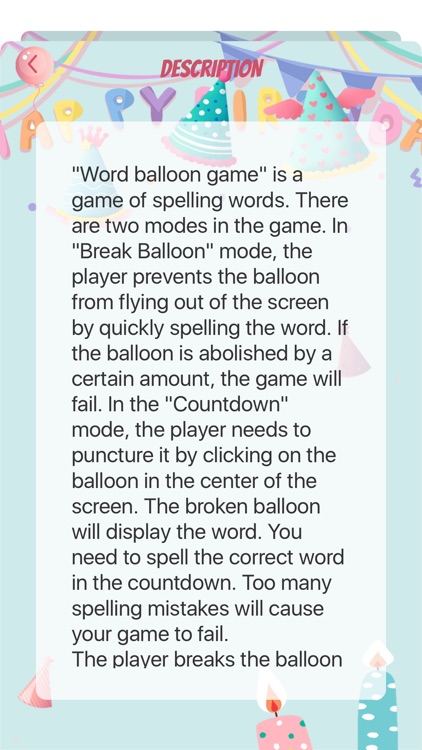 Word Balloon Game screenshot-3