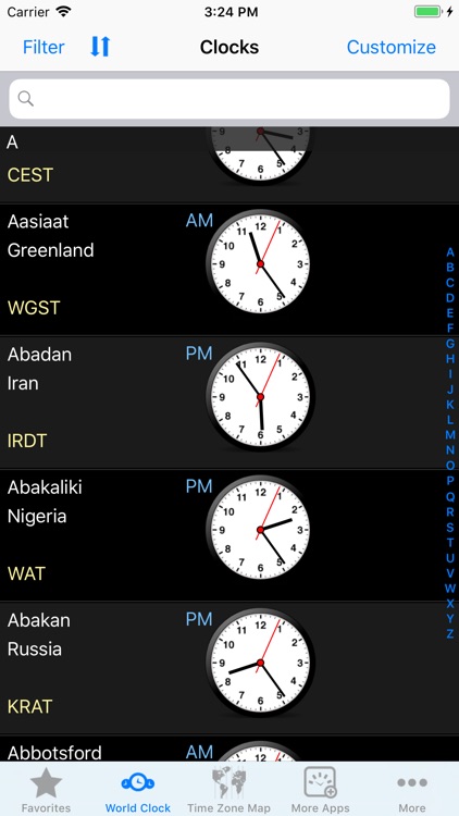 World Clock – Time Zones screenshot-4