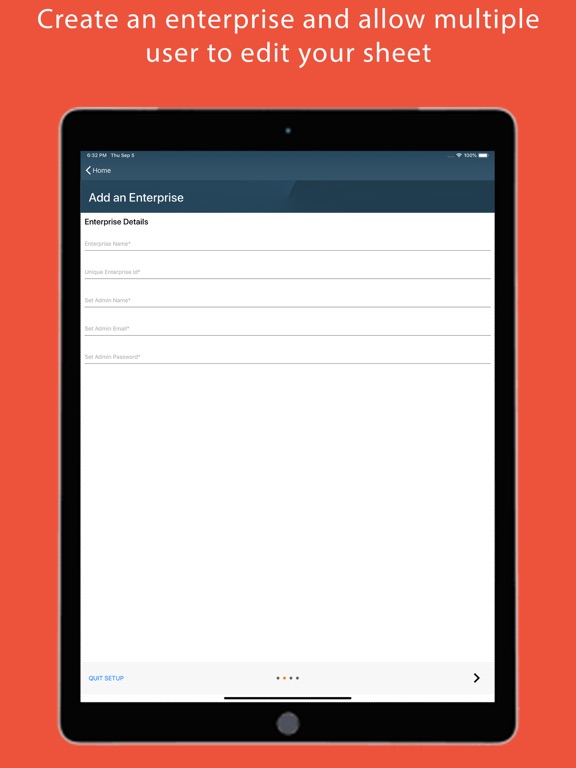 Barcode to Sheet iPad screenshot 4 - Business app