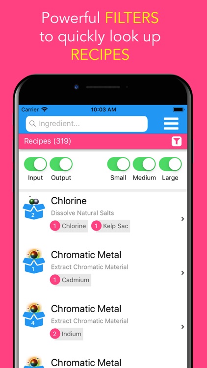 Recipes for No Man's Sky