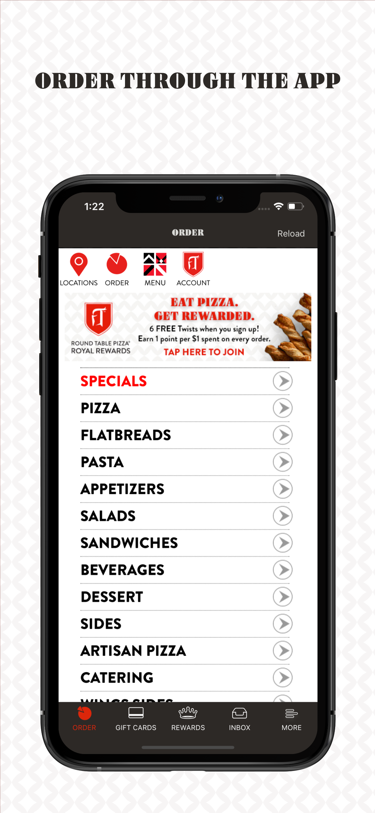 Round Table Pizza Rewards screenshot 3