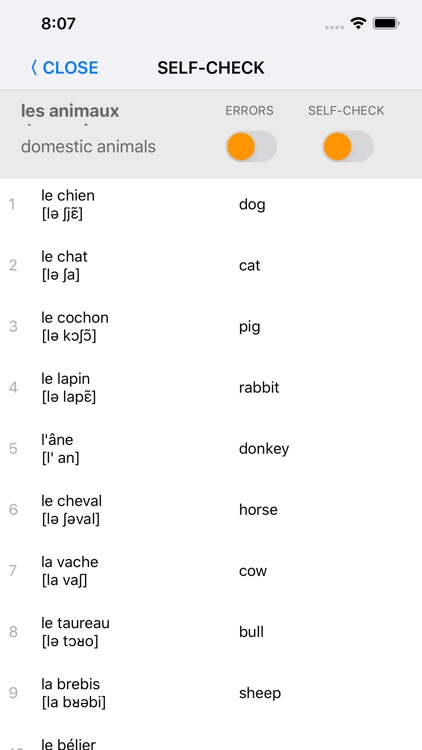 Learn French words with ST screenshot-6