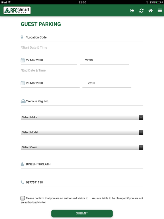 Screenshot #6 pour RFC Smart Park