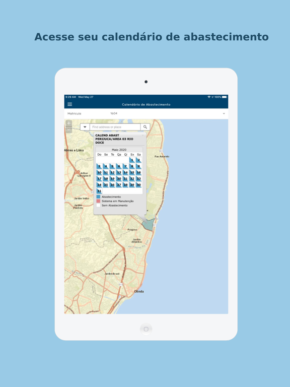 Compesa Mobile iPad screenshot 4 - Utilities app