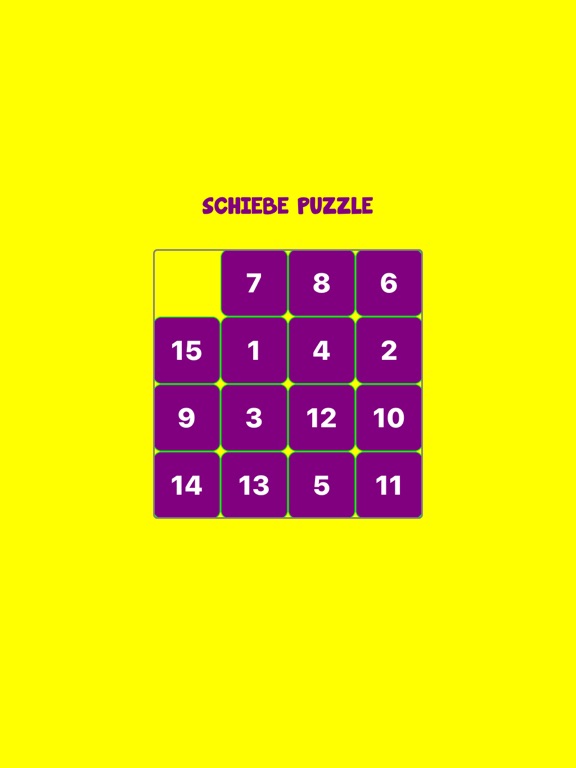Screenshot #5 pour Schiebe Puzzle 1-15