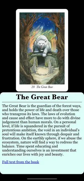 Wildwood Tarot: Screenshot 4 von 5