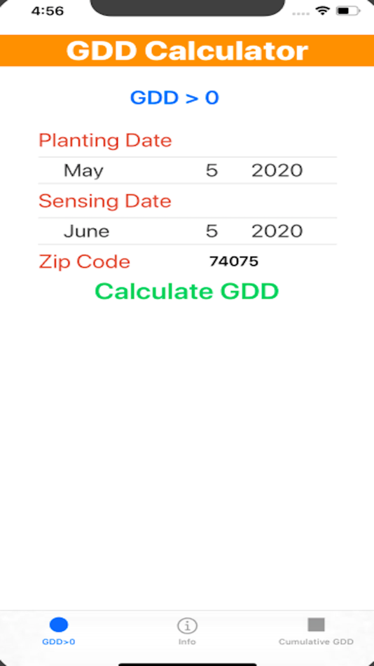 #2. Growing Degree Days Calculator (iOS) 由: Oklahoma State University