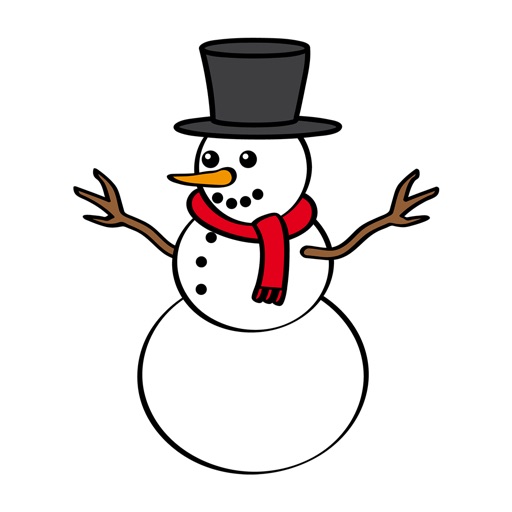 Funny Snowman Stickers icon