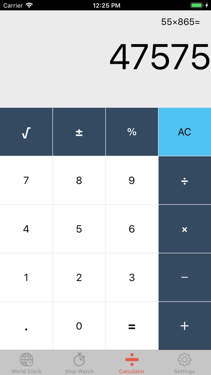 Simple World Clock, Calculator