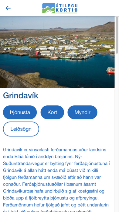 Útilegukortið Screenshot
