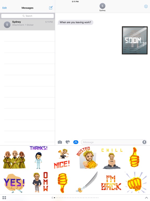 Screenshot #5 pour Marvel Stickers: Iron Fist