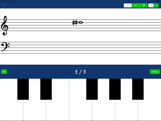 NoteRacer - Music Note Reading iPad screenshot 1 - Music app